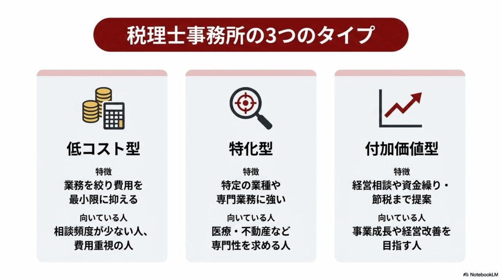 税理士事務所のタイプとは?